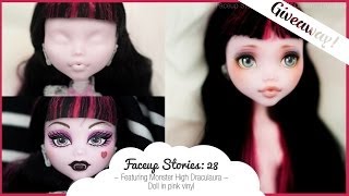 GIVEAWAY Faceup Stories 28 Monster High Draculaura [upl. by Guadalupe]