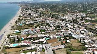 Platanes – Rethymno – Kreta – von oben – 4K Drohnenvideo  Crete drone video [upl. by Yrrehc]