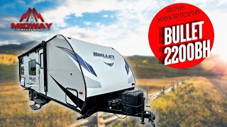 PERFECT CAMPER  2018 Keystone BULLET 2200BH  Midway Auto amp RV [upl. by Nerta]