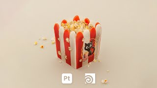 Preview Popcorn  SideFX Houdini RBD Vellum USD [upl. by Ancel]