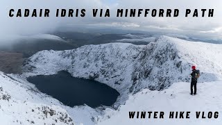 Cadair Idris via Minffordd Path  Winter Hike vlog with detailed route description [upl. by Sherry]