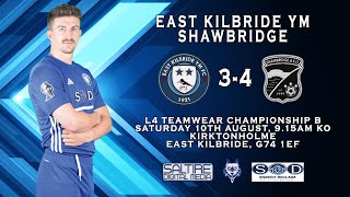 HIGHLIGHTS East Kilbride YM 34 Shawbridge  SMAFA Championship B  100824 [upl. by Yedok422]