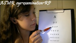 ♥ ASMR ♥ Eye Exam • Roleplay • first [upl. by Olympias401]