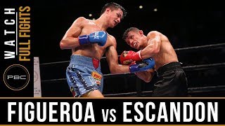 Figueroa vs Escandon Full Fight September 30 2018  PBC on FS1 [upl. by Annaed]