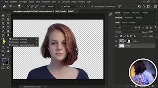 SCONTORNARE rimuovere lo sfondo unimmagine con PHOTOSHOP [upl. by Dloniger]