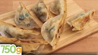 Recette de Raviolis chinois grillés à la poêle  750g [upl. by Madid]