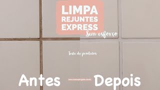 Limpeza de rejuntes encardidos  sujos  imundos de forma express com um único produto [upl. by Sorci75]