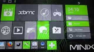 MINIX NEO X6 User Interface XBMC H265 Playback and Refresh Rate Switching [upl. by Ahsiet587]