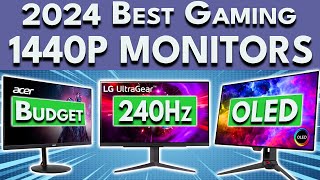 Best 1440p Gaming Monitor 2024  Budget 240Hz amp OLED 1440p Gaming Monitors [upl. by Las]