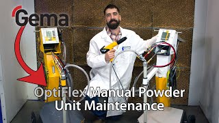 Maintenance Areas For Gema OptiFlex Manual Powder Coating Units [upl. by Hinze]