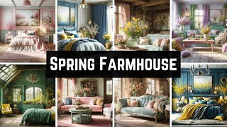 60 Spring Farmhouse Interior Decoration Ideas for 2024 [upl. by Duky]