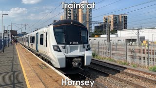 Trains at Hornsey ECML [upl. by Monroy]