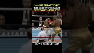 GRABE PINATULOG ANG 2X TUMALO KAY TYSON  BOWE VS HOLYFIELD boxing youtubeshorts [upl. by Cory]