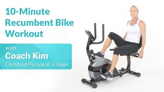 Quick 10Minute Recumbent Bike Workout [upl. by Aleac]