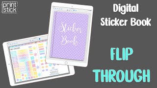 Digital Planner Sticker Album  Organize all your DigiStickers [upl. by Blackburn384]