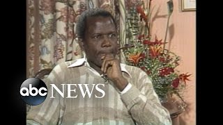 Sidney Poitier reflects on lessons from childhood l ABC News [upl. by Atnicaj]