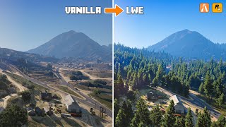 GTA 5  The Ultimate Forest Upgrade  LWE Forest Vegetation Comparison [upl. by Gaeta]