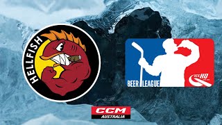 Hellfish v Rock Lobsters  Div 7  25th May  IceHQ Beer League ice hockey [upl. by Enrahs338]