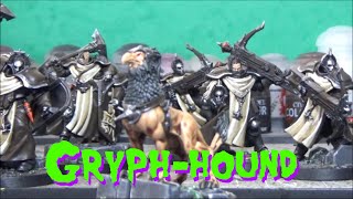 Speed painting a Gryphhound with sculpted base [upl. by Gnivre]