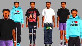 Alpha Male Sim CC  The Sims 4 CAS  ALL CC Links Below [upl. by Atul]