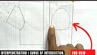 Interpenetration INTERPRETATION TECHNICAL DRAWING [upl. by Haleemaj303]