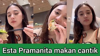 Esta Pramanita makan siang bersama asistennya [upl. by Peppel]