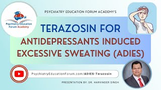 Terazosin for Antidepressant Induced Excessive Sweating [upl. by Aila]