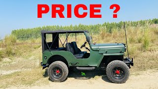 ORIGINAL CJ3B JEEP WITH TURBO ENGINE  1986 MODEL  MODIFIED JEEP  PRICE  OFFROAD KING [upl. by Attenod143]