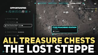 All THE LOST STEPPE Treasure Chest Locations  Star Wars Outlaws [upl. by Rozek]