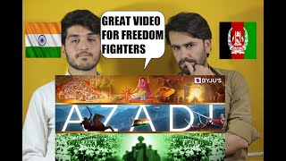 Azadi  A Tribute To India’s Great Freedom Fighters  Narrated by Annu Kapoor AFGHAN REACTION [upl. by Gnourt640]