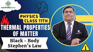 Class 11th – Black  Body  Stephens Law  Thermal Properties of Matter  Tutorials Point [upl. by Atiruam686]