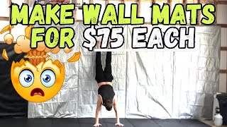 How To DIY Cheap Wall Mats For Your JiuJitsu Academy 😱 [upl. by Netsirk]