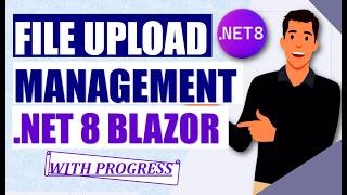 NET 8 Blazor File Upload with progress bar display🌟 [upl. by Daye]