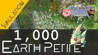 Ragnarok Online Simulation 1000 EARTH PETITE Farming zeny [upl. by Ruhtra]