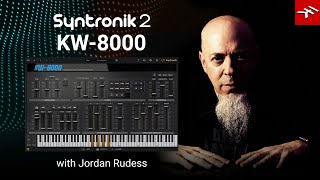 Jordan Rudess plays the KW8000 modern virtual synthesizer from Syntronik 2 [upl. by Aerda]