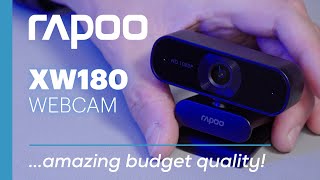 Low Cost amp Great Quality  Rapoo XW180  C260 Full HD Webcam Review [upl. by Evot]