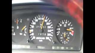 Mercedes W124 E36 AMG acceleration 0180 kmh [upl. by Ioab]