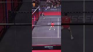 COMO SE NOTA QUE ES EL TOP 1 padel padelhighlights shorts [upl. by Collayer800]