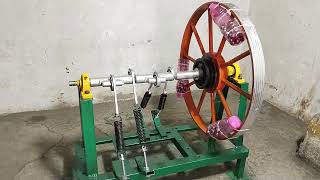 How To Make Flywheel Spring Machine Free Energy Generator With Spring Machine New Idea [upl. by Ynoble362]