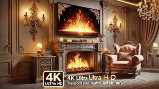 Transforme Sua Casa com Essa Lareira Virtualsom Relaxante para Criar o Clima Perfeito de Fim de Ano [upl. by Ttelrats]