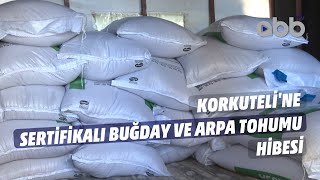 KORKUTELİNE SERTİFİKALI BUĞDAY VE ARPA TOHUMU HİBESİ [upl. by Hcaz]