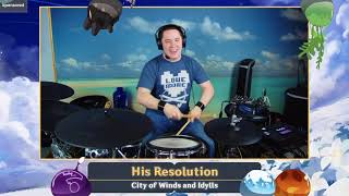 The8BitDrummer plays quotHis Resolutionquot  Genshin Impact [upl. by Viehmann]