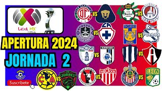 LIGA FEMENIL MX  JORNADA 2 [upl. by Oiril946]