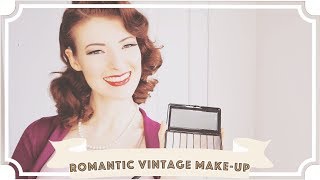 Romantic Vintage Make Up Tutorial CC [upl. by Sitnalta64]