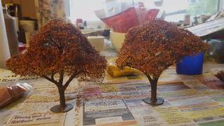 Terrain Tutorial  How to create autumn trees [upl. by Aivatnuahs773]