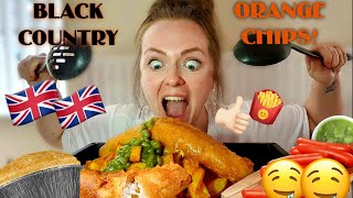 FISH amp CHIPS MUKBANG UK amp EATING SHOW  FAST FOOD [upl. by Assenab]