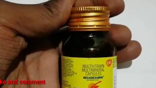 Becadexamin capsules in tamil பயன்பாடுகள் பக்க விளைவுகளை விமர்சனங்கள் முன்னெச்சரிக்கைகள் [upl. by Tu]