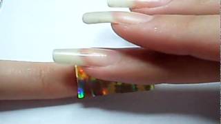 Nail Art Foils Tutorial [upl. by Clausen]