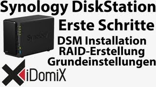 Synology DiskStation einrichten DSM installieren Grundeinstellungen [upl. by Adam]