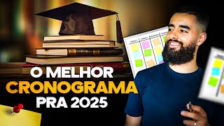 🔴 O MELHOR cronograma para 2025 se você quiser ser aprovado em medicina [upl. by Neelyhtak]